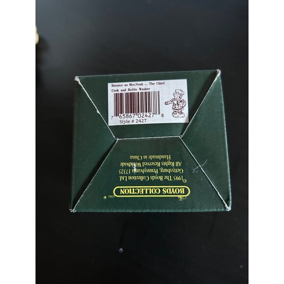 Boyd Bears & Friends Bernice Figurine Chef Cook & Bottle Washer 2427 Collectible - Picture 10 of 10